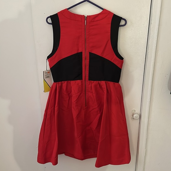 Prabal Gurung for Target red dress with black accents - Picture 4 of 6